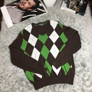 Fossil Argyle Sweater